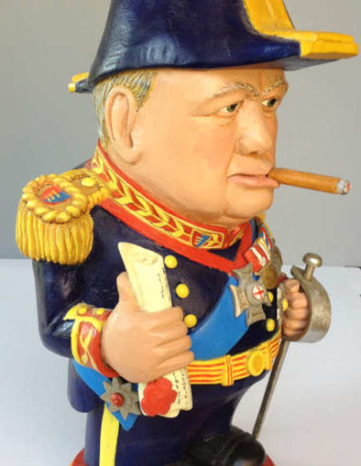 Winston Churchill: Lord Warden Cinque Port Wood Figure