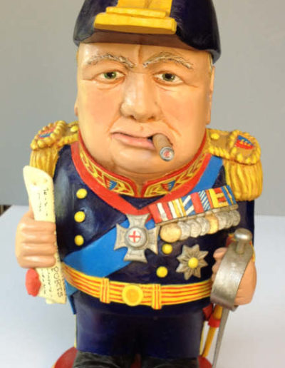 Winston Churchill: Lord Warden Cinque Port Wood Figure