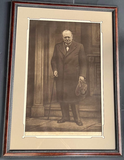 Churchill Mezzotint Portrait by Raeburn