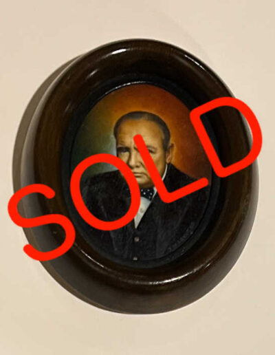 Churchill Miniature Portrait - NOW SOLD