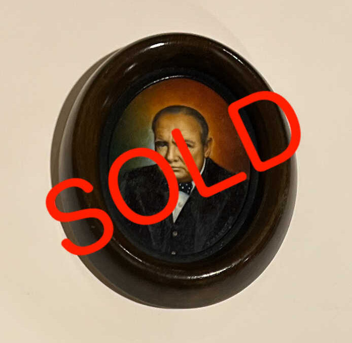 Churchill Portrait: Miniature