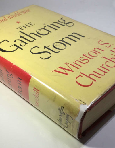 Gathering Storm. Signed by the Author, Winston Churchill. 1st US Edn.