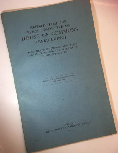 House of Commons Rebuilding: Softcover