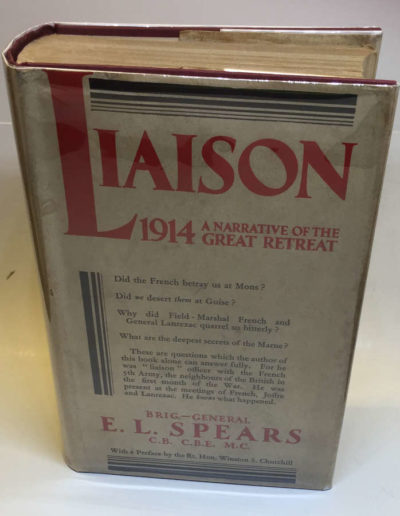 Hardcover book: Liason 1914 by E. L. Spears in Dust Jacket