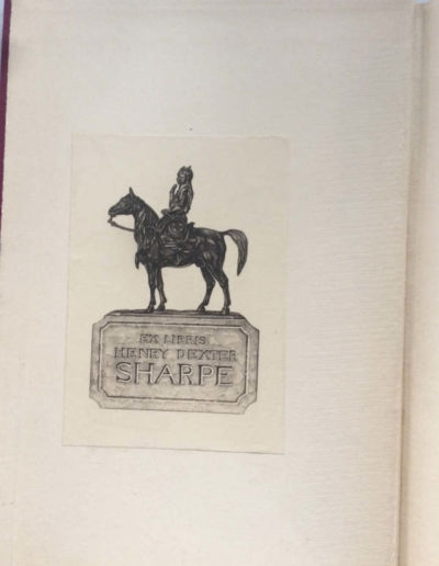 Lord Randolph Churchill 1st US, Henry Dexter Sharpe Bookplate