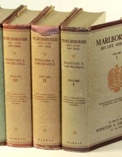 Marlborough by Winston Churchill: First English Edn. 4 Vol Set