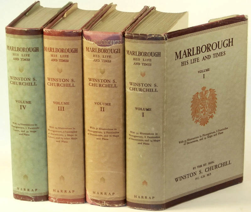 Marlborough: 1st English Edn, Inscribed by Churchill
