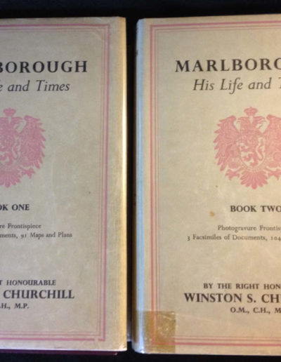 Marlborough by Winston Churchill: 2 Book Set in Dust Jackets