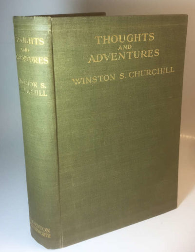 Thoughts & Adventures by Winston Churchill: Dust Jacket Removed