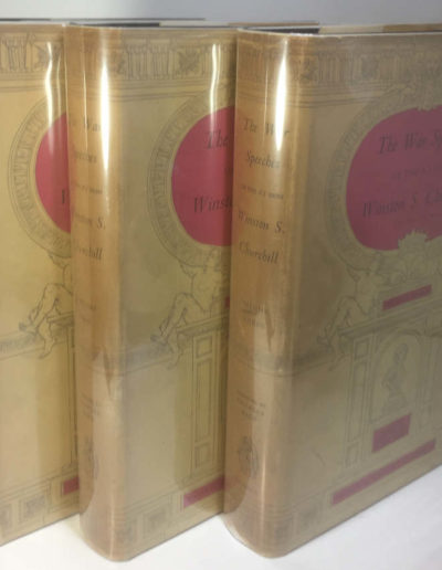 War Speeches by Winston Churchill: 1st English Edn. in Dust Jackets