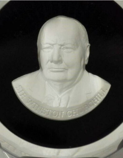 Winston Churchill Paperweight: Franklin Mint