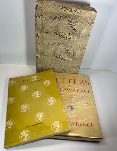 2 Books: Letters to T. E. Lawrence with Slipcase