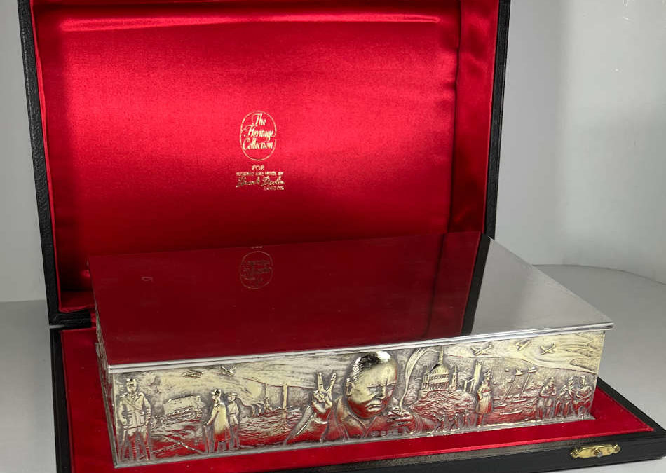 Churchill Centenary Silver Cigar Box: Stuart Devlin