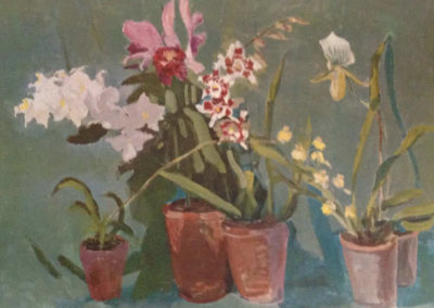 Print of Churchill Painting - Orchids