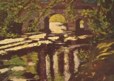 Print of Churchill Painting - Palladian Bridge