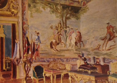 Print of Churchill Painting - Tapestries at Blenheim