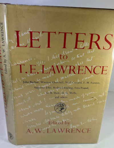 Hardcover in DJ: Letters to T E Lawrence