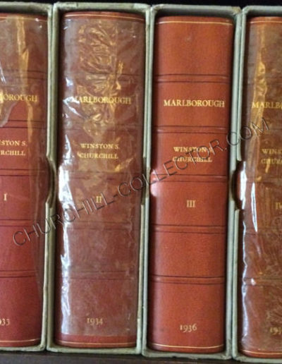 Marlborough 4 vol set in glassine covers except Vol 3