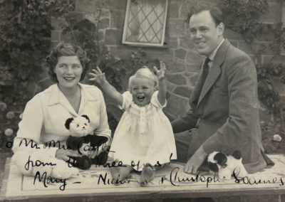 Mary Soames (Churchill's Daughter) Family Photo