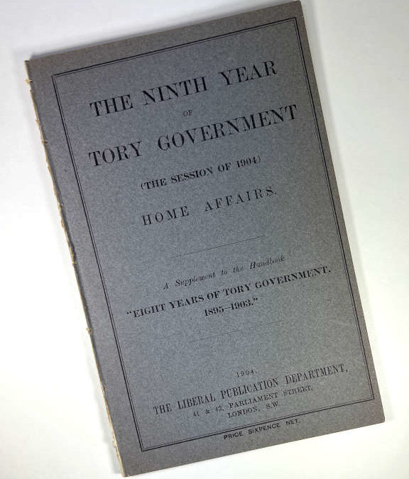 Ninth Year of the Tory Government