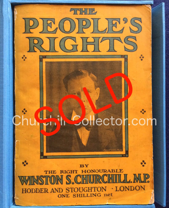 The People’s Rights, Winston Churchill, 1st Edn