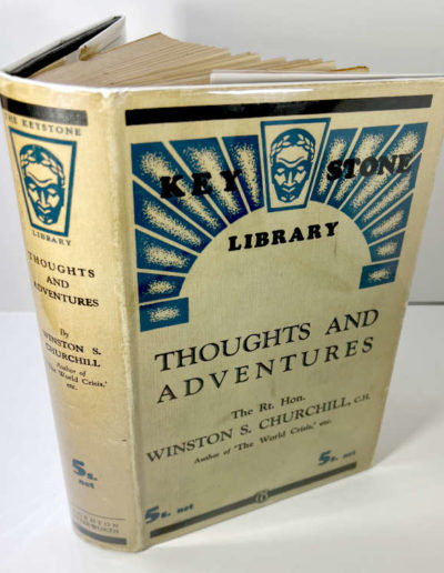 Thoughts & Adventures by Winston Churchill in Dust Jacket