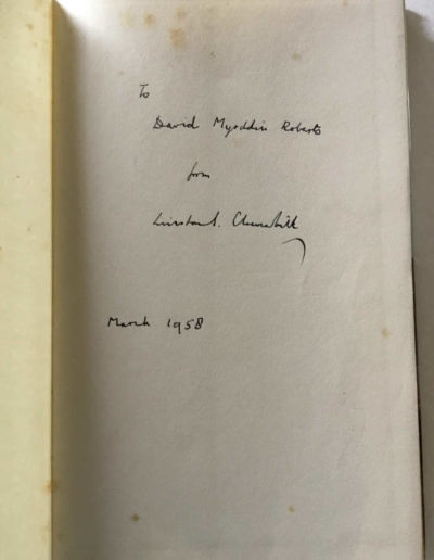 History of the English Speaking Peoples: Vol 4 Inscribed Signed Winston Churchill