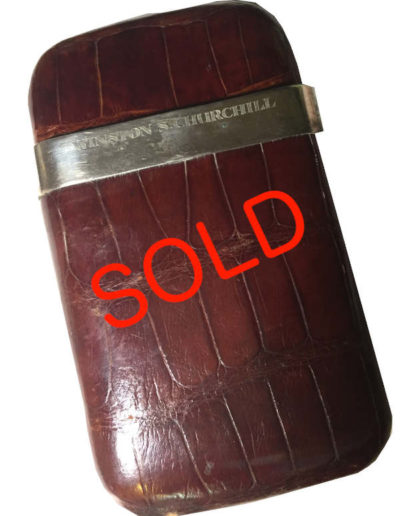 Winston Churchill's Cigar Case - SOLD