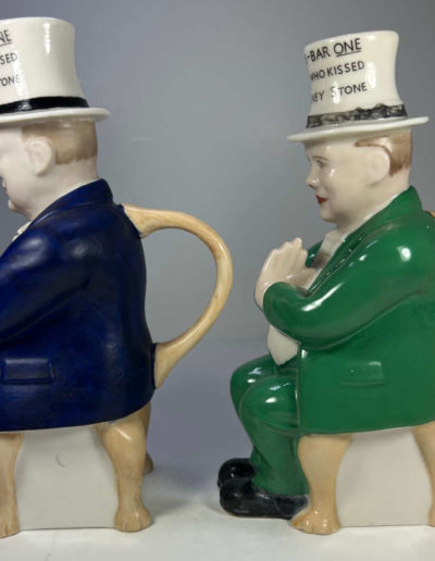 Winston Churchill Toby Jugs by W. H. Goss: Side View