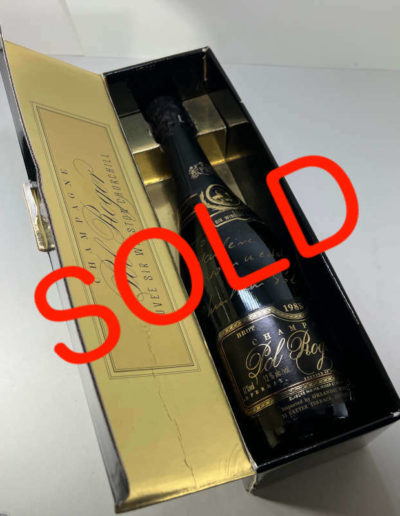 Churchill's Favorite Champagne: Bottle of Pol Roger in Original Box - SOLD