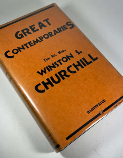 Great Contemporaries by Winston Churchill in Excellent Dust Jacket