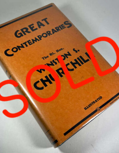 Great Contemporaries Churchill Butterworth: SOLD