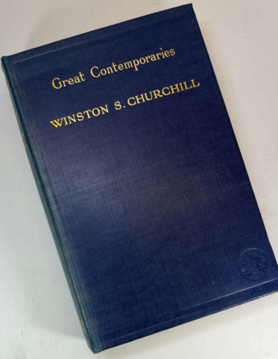Great Contemporaries by Winston Churchill. Dust Jacket Removed