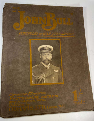 Folder Holding Sixteen Mounted Photogravure Portraits: WWI Celebrities