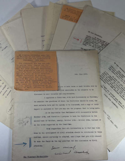 All Letters included with Churchill's Letter to Northcliffe