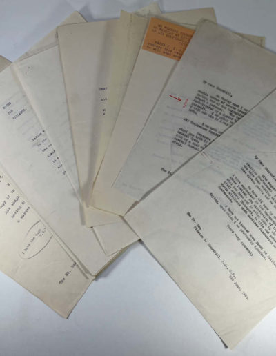 All Letters included with Churchill's Letter to Northcliffe