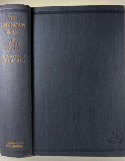 The Unknown War by Winston Churchill. Dust Jacket Removed