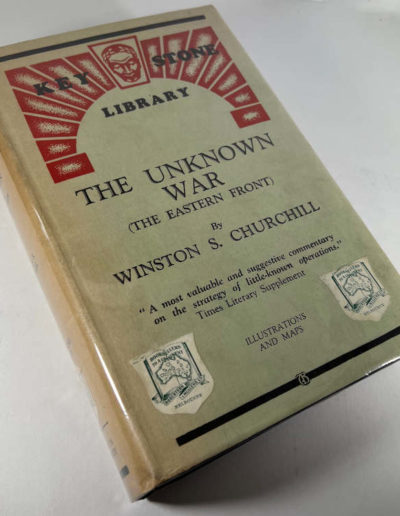 The Unknown War by Winston Churchill in Dust Jacket