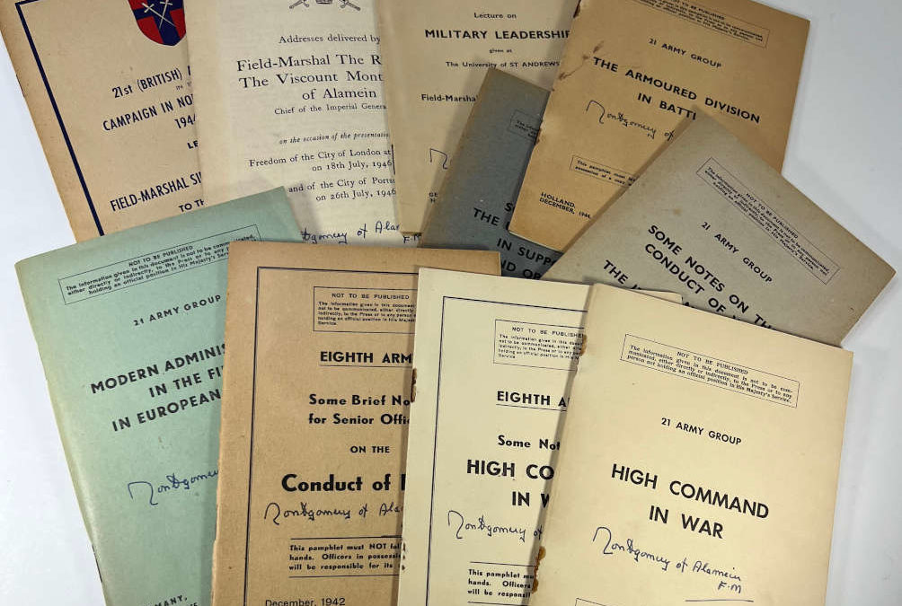 10 Montgomery Signed Pamphlets
