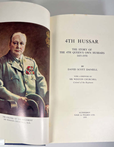 Frontispiece - Winston Churchill: 4th Hussar - The Story of a British Cavalry Regiment