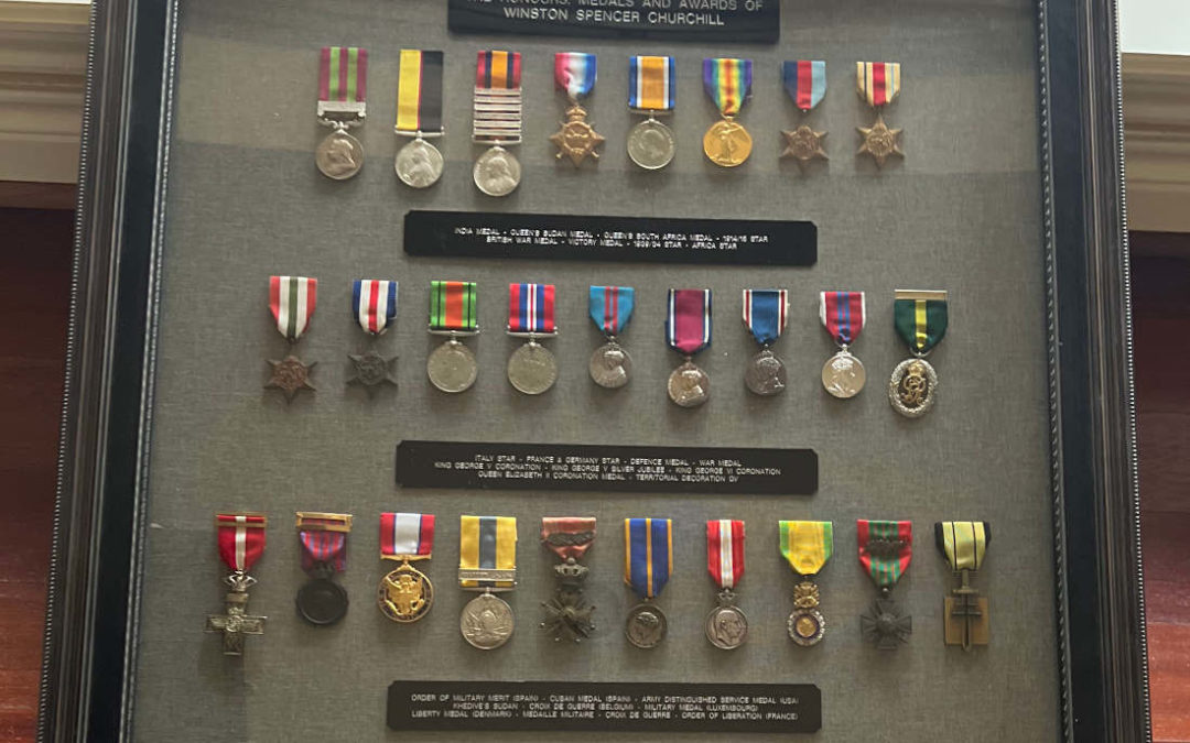 Copy Set of Medals Awarded to Winston Churchill
