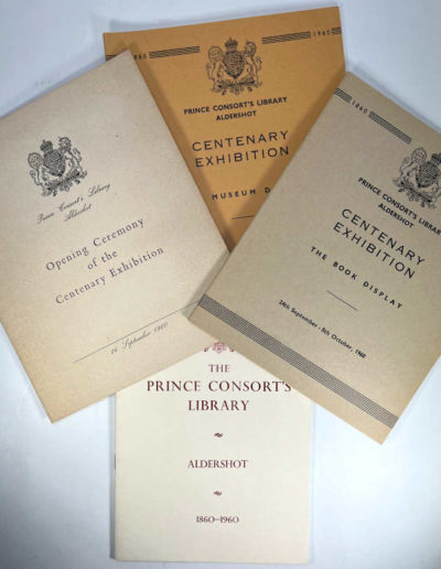 4 Pamphlets from the Prince Consort's Centenary Exhibition