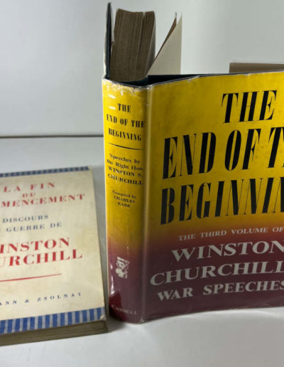 English & French Version of Churchill's End of the Beginning