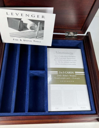 Levenger Desk Box: Inside