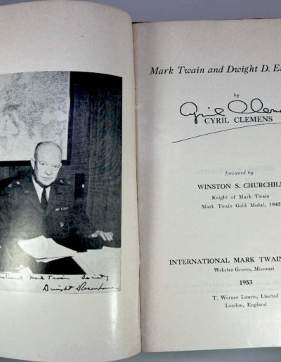 Mark Twain and Dwight D. Eisenhower: Clemens' Signature