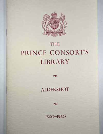 The Prince Consort’s Library booklet