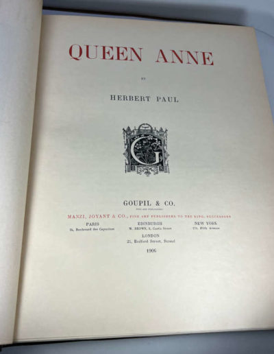 Queen Anne: Title Page