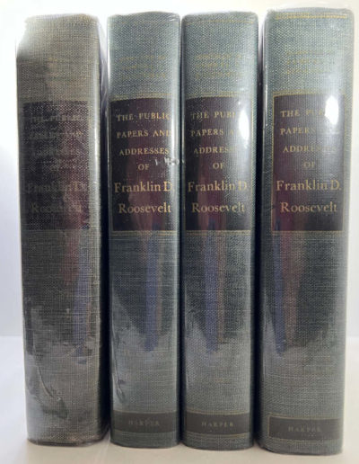 Roosevelt The Public Papers and Addresses: 4 Vol Set