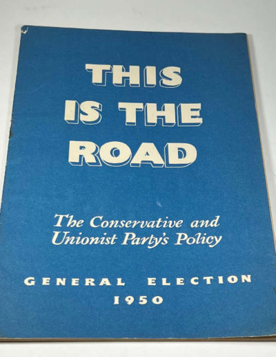 Pamphlet: 'This is the Road'