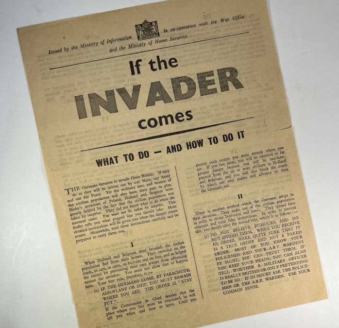 If the Invader Comes